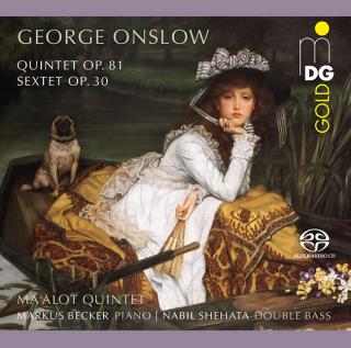 Onslow, George: Quintet, Op. 81; Sextet, Op. 30 - Ma‘alot Quintet | Becker, Markus - piano | Shehata, Nabil - double bass