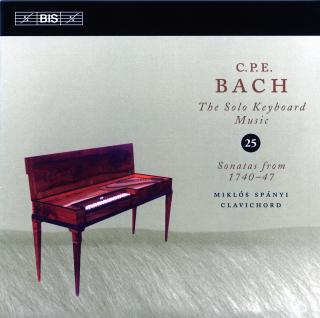 Bach, Carl Philipp Emanuel: Solo Keyboard Music, Vol.25 - Spányi, Miklós (clavichord)
