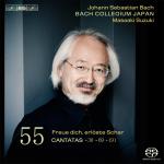 Bach, Johann Sebastian: Cantatas, Vol.55 (BWV 69, 30, 191) <span>-</span> Bach Collegium Japan / Suzuki, Masaaki (conductor)